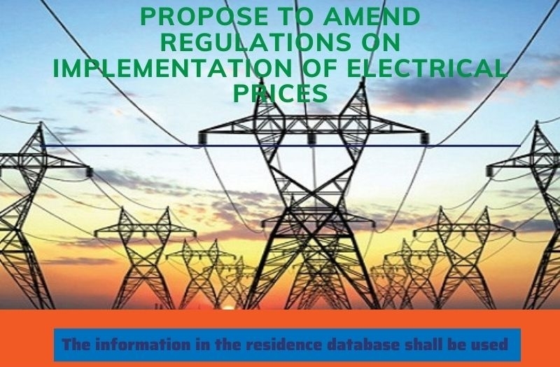 [Infographic] Propose to amend regulations on implementation of electrical prices