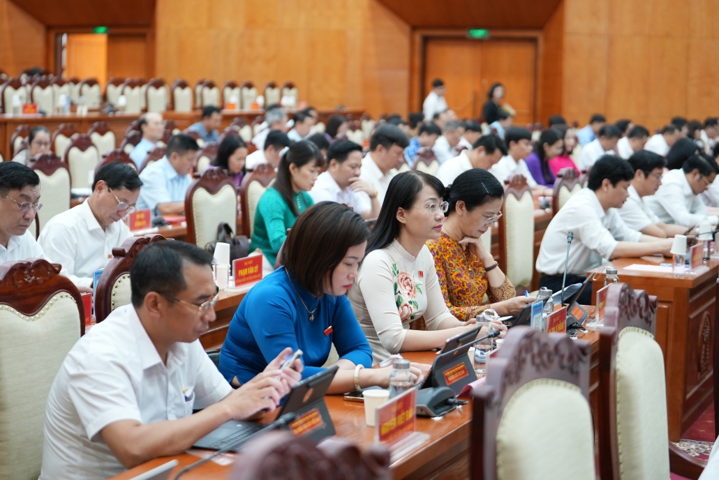 [Trực tuyến] Phiên giải trình, chất vấn và trả lời chất vấn tại Kỳ họp thứ mười ba - HĐND tỉnh Thái Nguyên khóa XIV