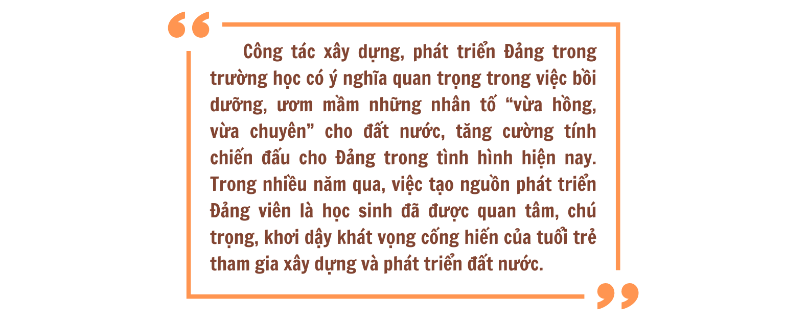 [Megastory] Lan tỏa khát vọng cống hiến