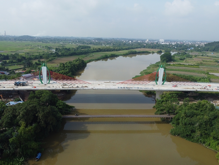 [Photo] TP Thái Nguyên: Phấn đấu thông xe cầu Huống Thượng trong tháng 9/2023