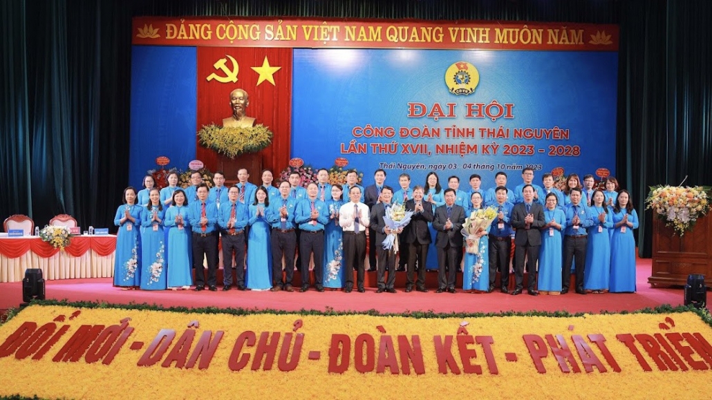 [Photo] Đại hội đại biểu Công đoàn tỉnh Thái Nguyên lần thứ XVII, nhiệm kỳ 2023-2028