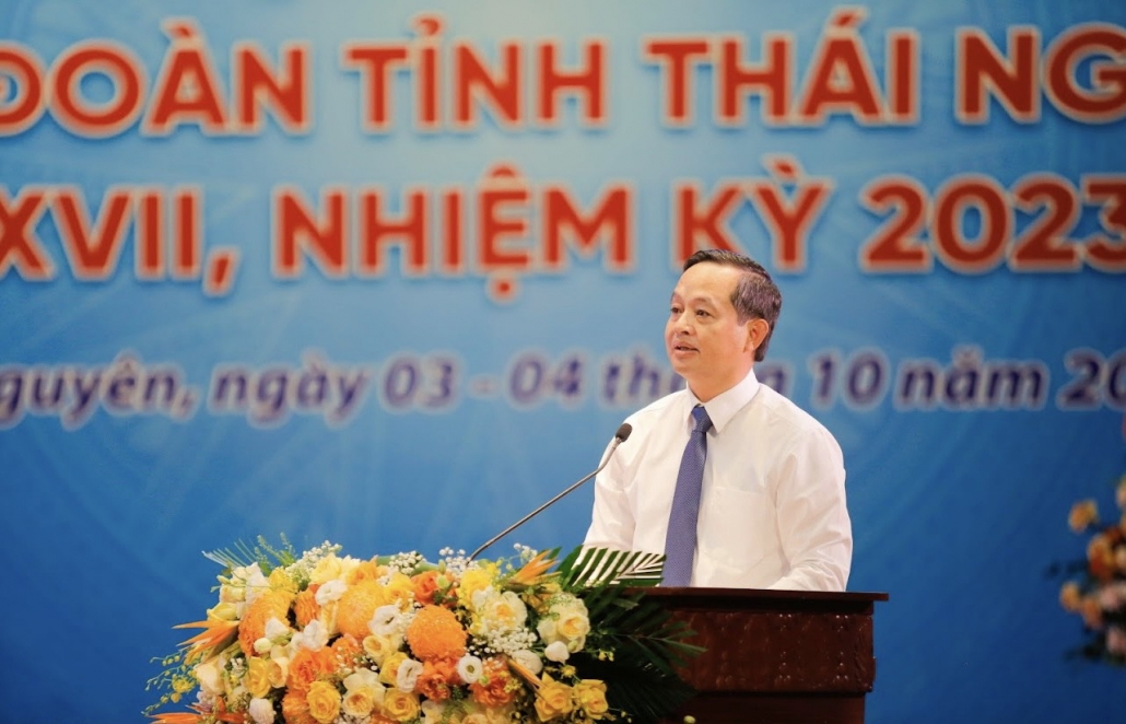 [Photo] Đại hội đại biểu Công đoàn tỉnh Thái Nguyên lần thứ XVII, nhiệm kỳ 2023-2028