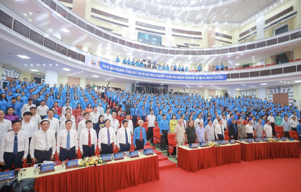 [Photo] Đại hội đại biểu Công đoàn tỉnh Thái Nguyên lần thứ XVII, nhiệm kỳ 2023-2028