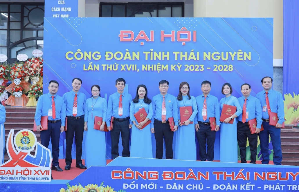 [Photo] Đại hội đại biểu Công đoàn tỉnh Thái Nguyên lần thứ XVII, nhiệm kỳ 2023-2028