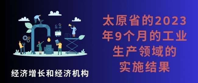 太原省的2023年前9个月的工业生产领域的实施结果