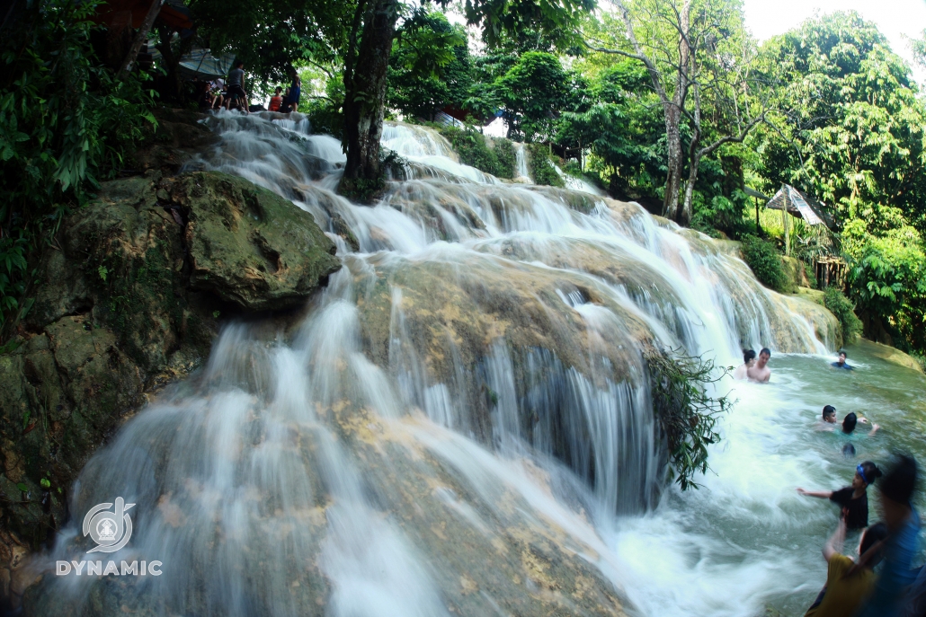 Seven-storey waterfall in Vo Nhai