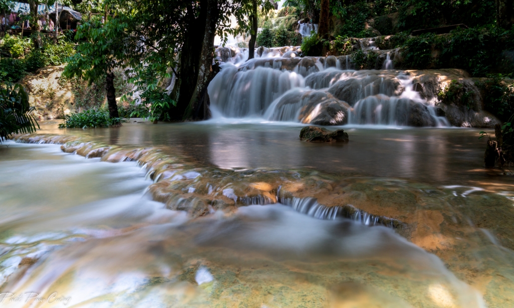 The beauty of the 7-storey waterfall