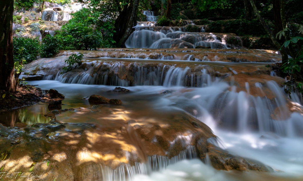 The beauty of the 7-storey waterfall