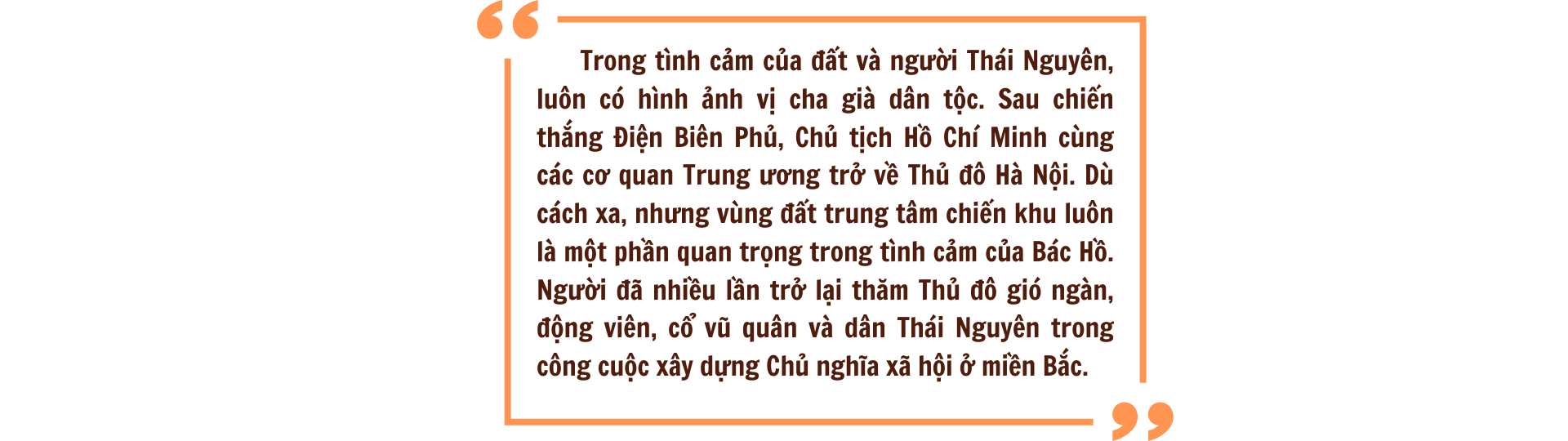 [Megastory] Thái Nguyên âm vang lời dạy của Người