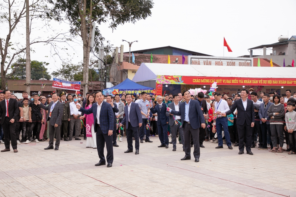 [Photo] Tưng bừng Khai hội đền Đuổm và Hội Báo Xuân tỉnh Thái Nguyên năm 2024