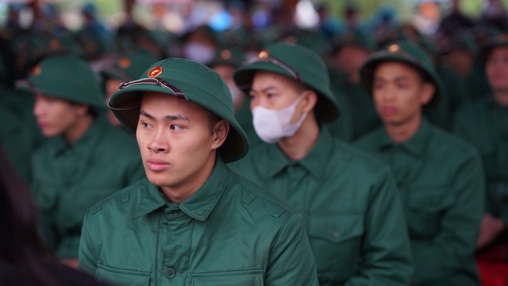 [Photo]Thái Nguyên: Không khí náo nức lễ giao nhận quân tại Phổ Yên, Sông Công, Phú Bình