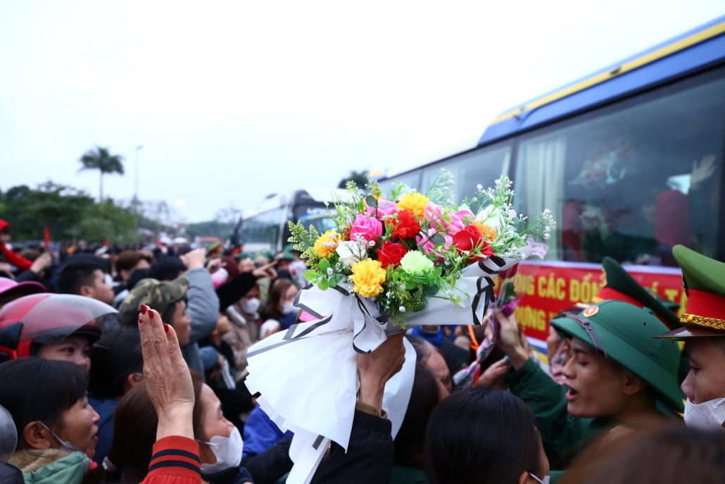 [Photo] Những hình ảnh ấn tượng tại Lễ Giao nhận quân tỉnh Thái Nguyên năm 2024