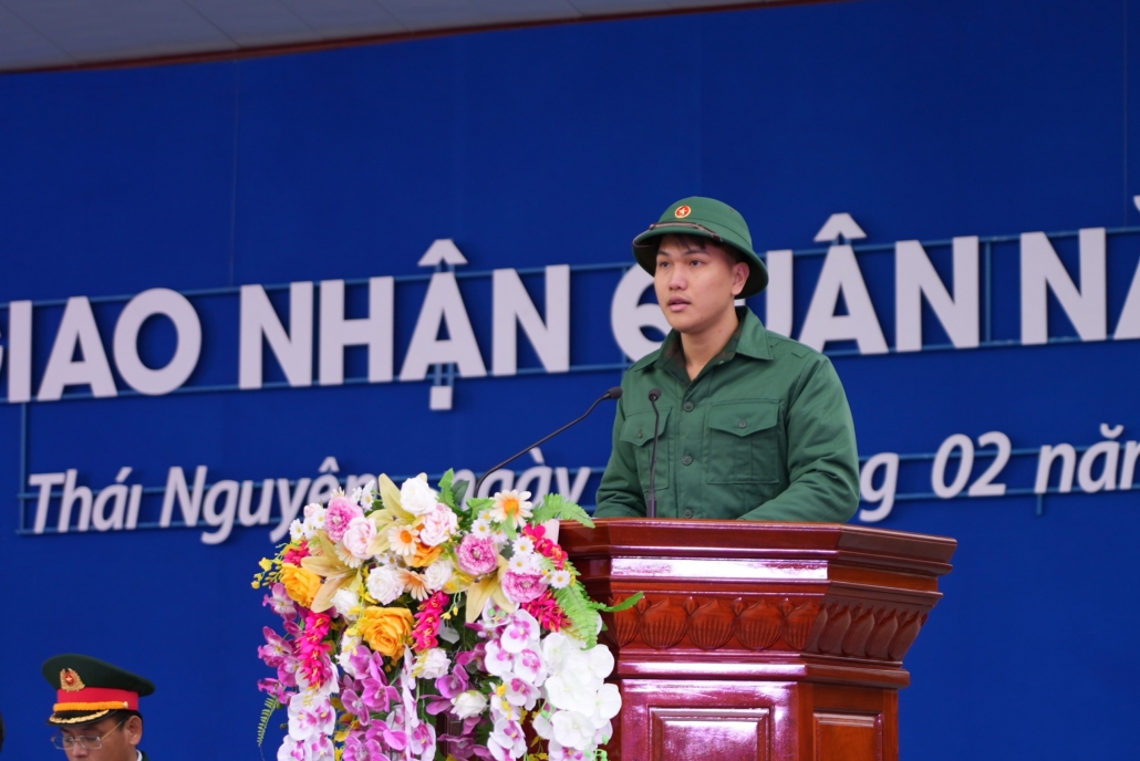 [Photo] Những hình ảnh ấn tượng tại Lễ Giao nhận quân tỉnh Thái Nguyên năm 2024