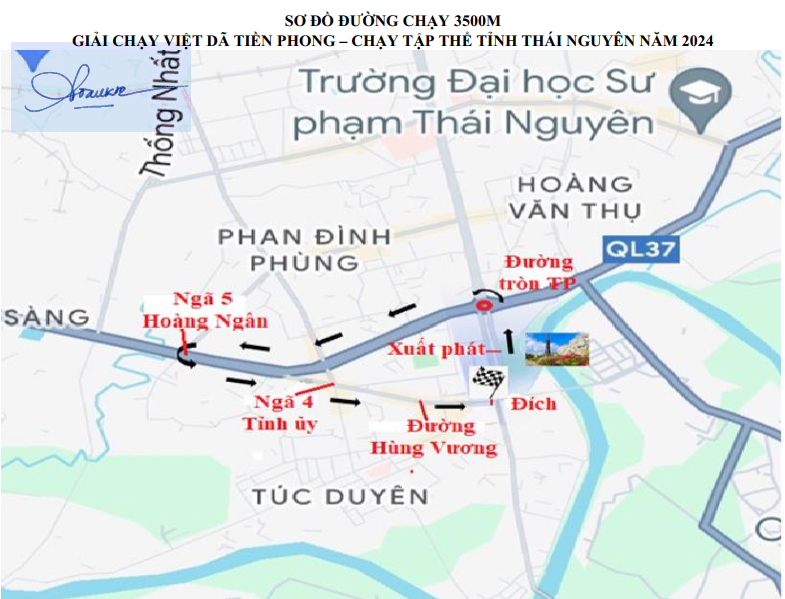 Giải việt dã Tiền Phong - Chạy tập thể tỉnh Thái Nguyên năm 2024