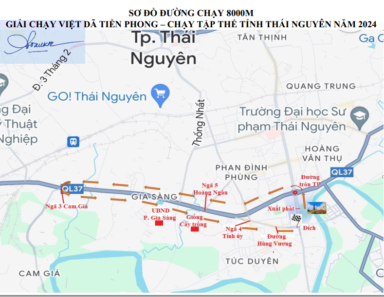 Giải việt dã Tiền Phong - Chạy tập thể tỉnh Thái Nguyên năm 2024