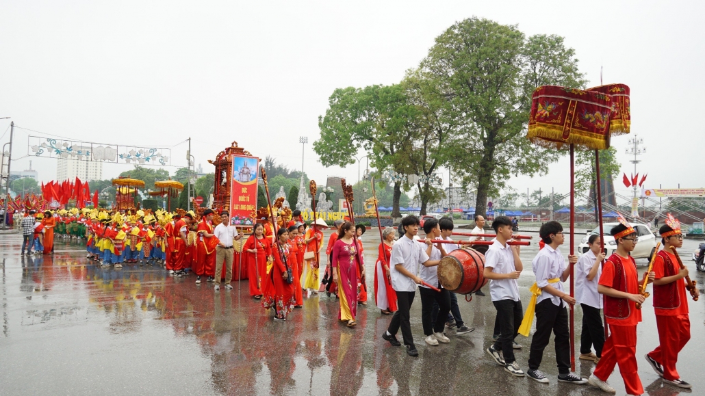 [Photo] Trang trọng Lễ giỗ Tổ tại đình Hùng Vương, thành phố Thái Nguyên