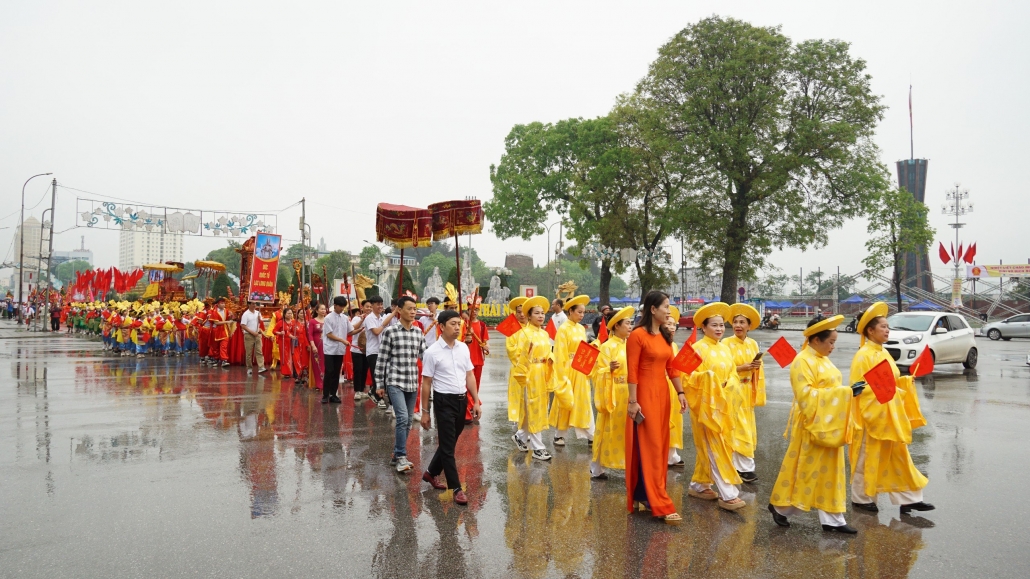 [Photo] Trang trọng Lễ giỗ Tổ tại đình Hùng Vương, thành phố Thái Nguyên