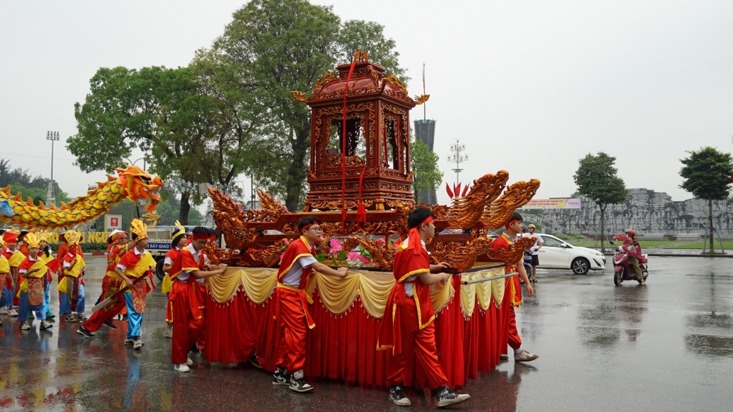 [Photo] Trang trọng Lễ giỗ Tổ tại đình Hùng Vương, thành phố Thái Nguyên