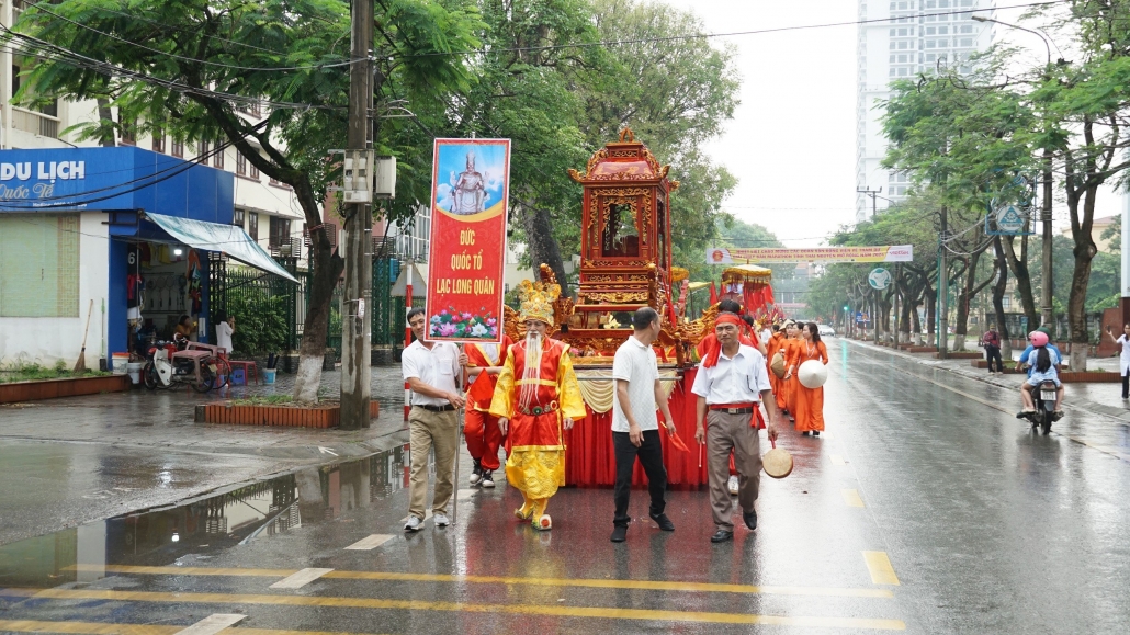 [Photo] Trang trọng Lễ giỗ Tổ tại đình Hùng Vương, thành phố Thái Nguyên