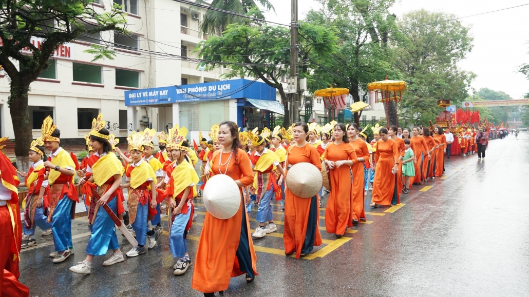 [Photo] Trang trọng Lễ giỗ Tổ tại đình Hùng Vương, thành phố Thái Nguyên