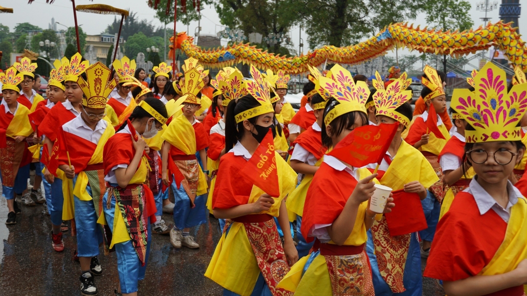 [Photo] Trang trọng Lễ giỗ Tổ tại đình Hùng Vương, thành phố Thái Nguyên