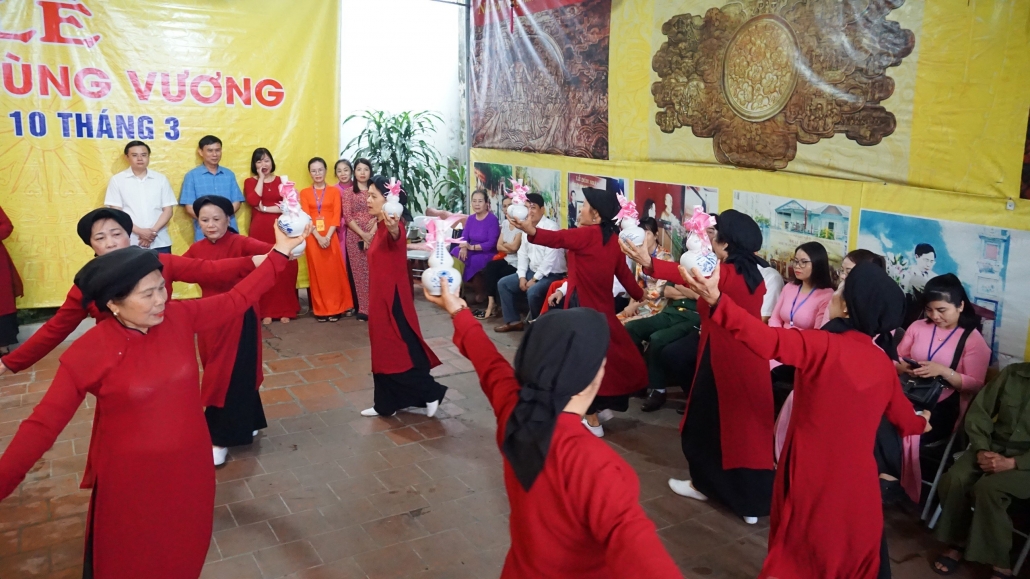 [Photo] Trang trọng Lễ giỗ Tổ tại đình Hùng Vương, thành phố Thái Nguyên