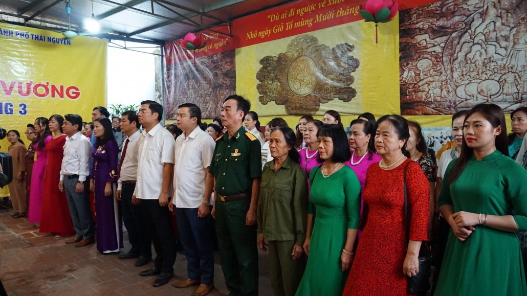 [Photo] Trang trọng Lễ giỗ Tổ tại đình Hùng Vương, thành phố Thái Nguyên