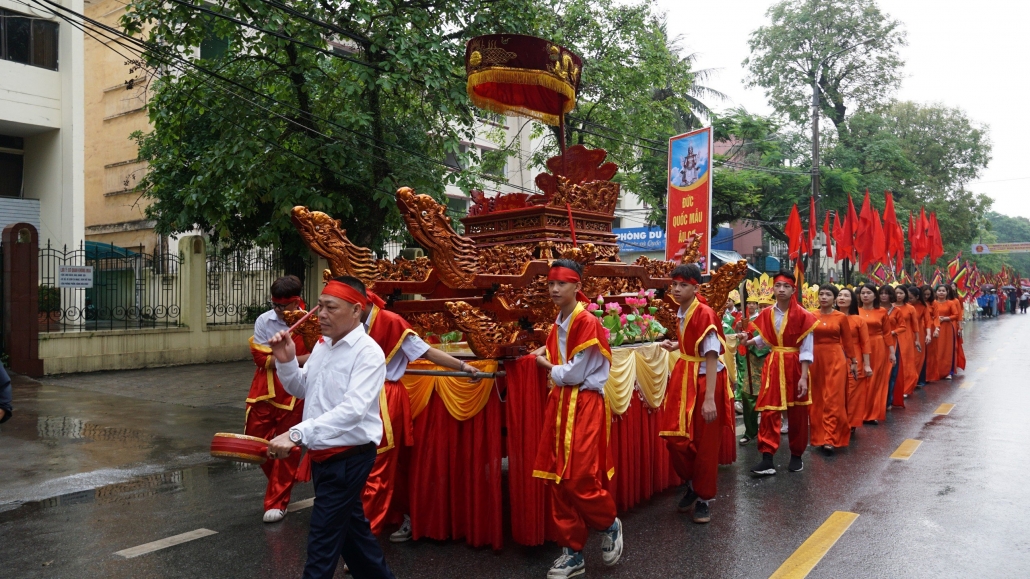 [Photo] Trang trọng Lễ giỗ Tổ tại đình Hùng Vương, thành phố Thái Nguyên