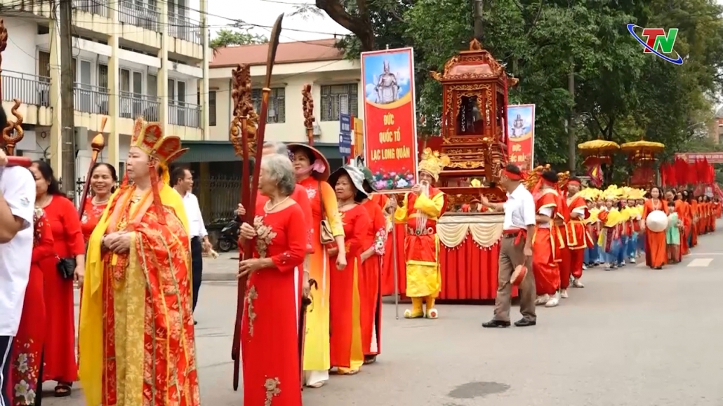 Trang trọng Lễ giỗ Tổ tại đình Hùng Vương, thành phố Thái Nguyên