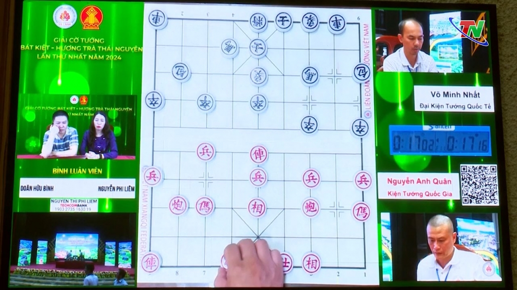 Các kỳ thủ hàng đầu Việt Nam tham gia Giải cờ tướng Bát Kiệt - Hương trà Thái Nguyên lần thứ nhất 2024