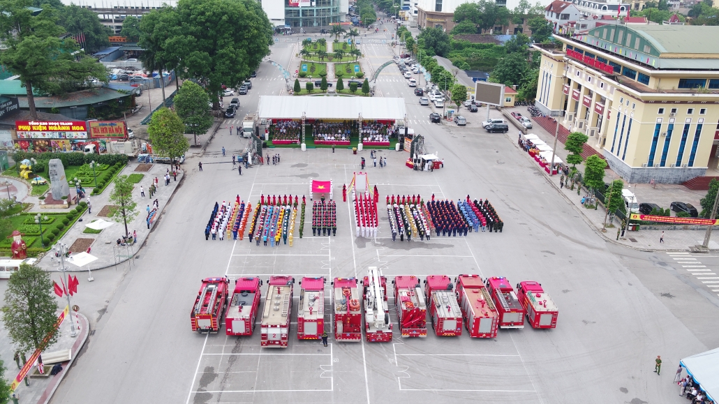 [Photo] Sôi nổi Hội thi tổ liên gia PCCC toàn quốc vòng 2 khu vực 1 tại Thái Nguyên