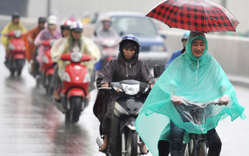 ngay mai khong khi lanh tran ve mien bac chuyen mua ret