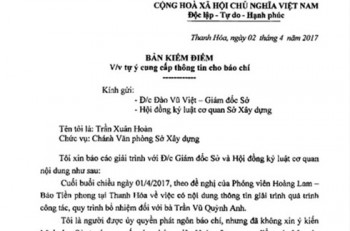 Người phát ngôn Sở Xây dựng Thanh Hóa nhận sai vì...tự ý phát ngôn