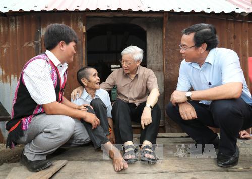 tong bi thu nguyen phu trong tham xa dac biet kho khan cua tinh gia lai