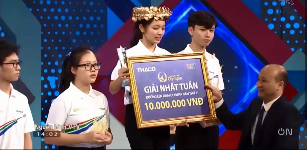 Gặp gỡ nữ sinh đầu tiên giành vòng nguyệt quế của Đường lên đỉnh Olympia