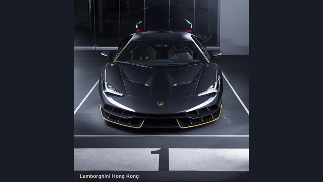 chiec lamborghini centenario dau tien da co mat tai chau a