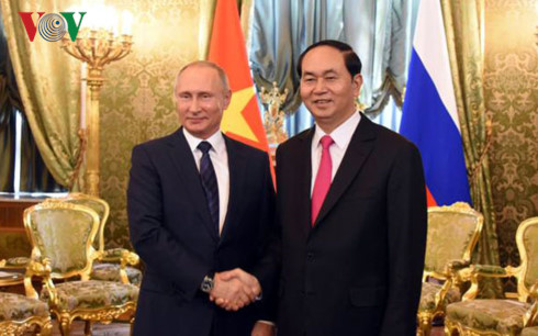 chu tich nuoc tran dai quang hoi dam voi tong thong nga putin