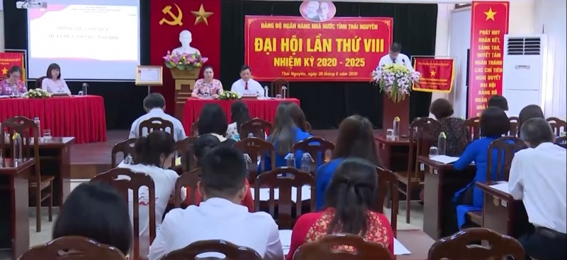 dai hoi dang bo ngan hang nha nuoc thai nguyen lan thu viii da ps