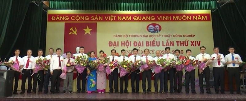 dai hoi dang bo truong dai hoc ky thuat cong nghiep thai nguyen khoa xiv nhiem ky 2020 2025 da ps