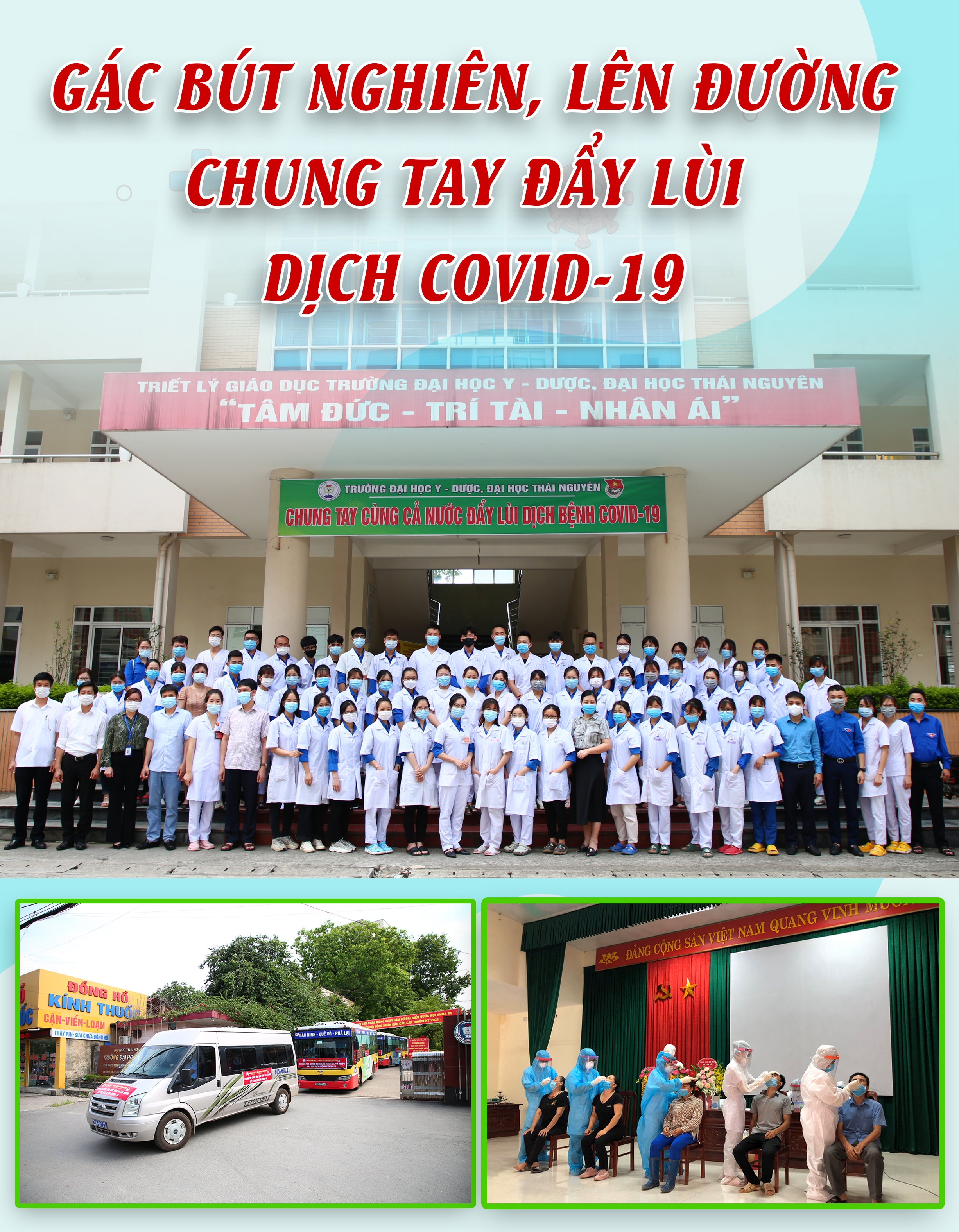 [Megastory] Gác bút nghiên, lên đường chung tay đẩy lùi dịch COVID-19