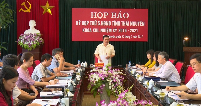 Kỳ họp thứ 5, HĐND tỉnh Thái Nguyên khóa XIII sẽ diễn ra từ ngày 20 - 21/7/2017