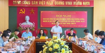 Giao ban công tác dân vận Quý II năm 2017