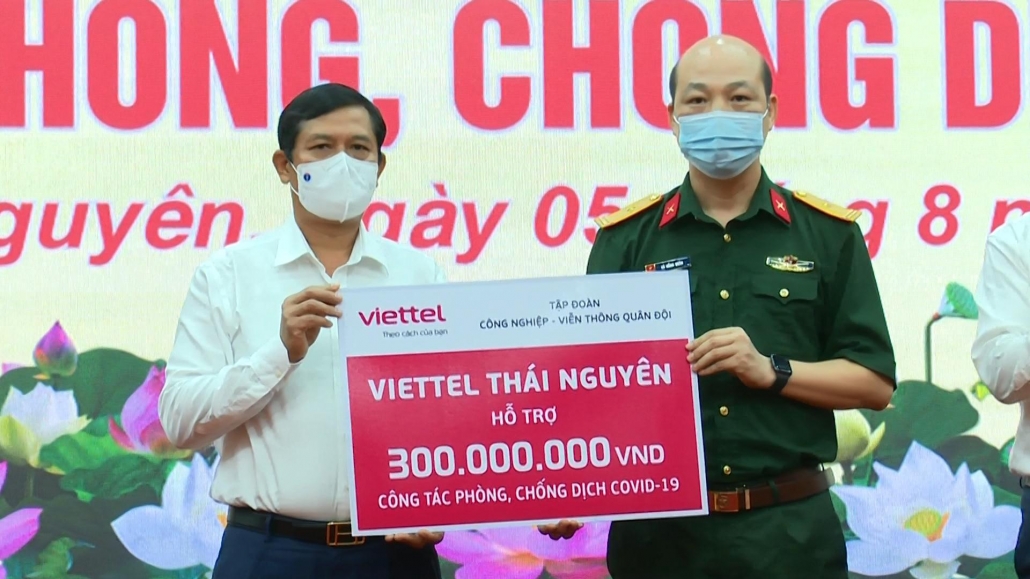 Viettel ủng hộ 300 triệu đồng cho công tác phòng, chống dịch COVID-19 - đã psts 5.8 Viettel ủng hộ 300 triệu đồng cho công tác phòng, chống dịch COVID-19 - đã psts 5.8