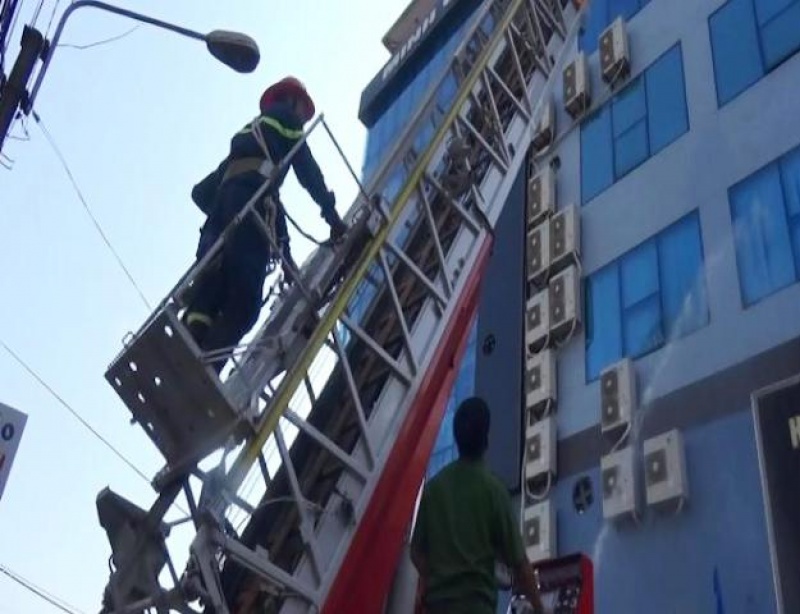 Thực tập phương án chữa cháy tại Trung tâm Thương mại Minh Cầu thuc tap phuong an chua chay tai trung tam thuong mai minh cau