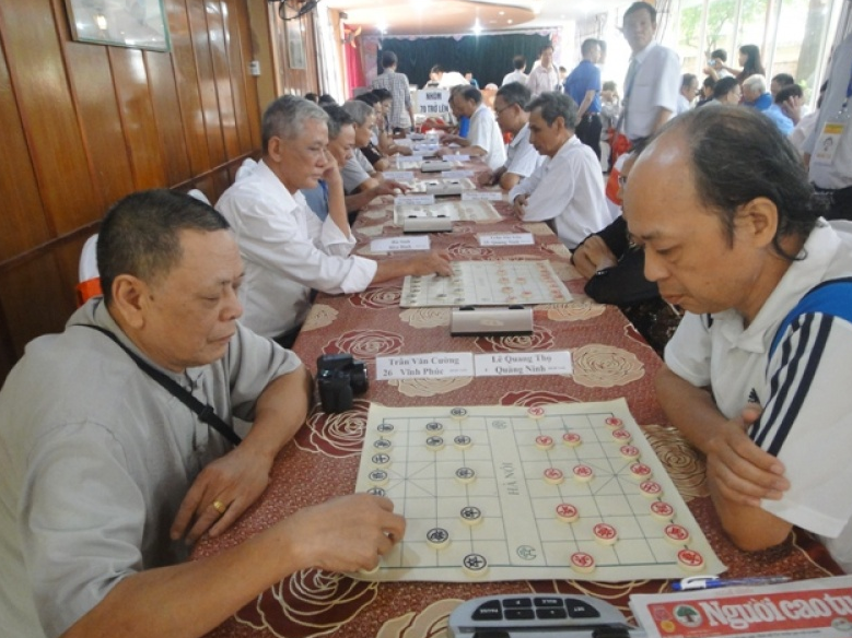 Khai mạc Giải Cờ tướng trung cao tuổi toàn quốc năm 2016