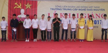 Trường Trung cấp Nghề Thái Nguyên khai giảng năm học 2016 - 2017