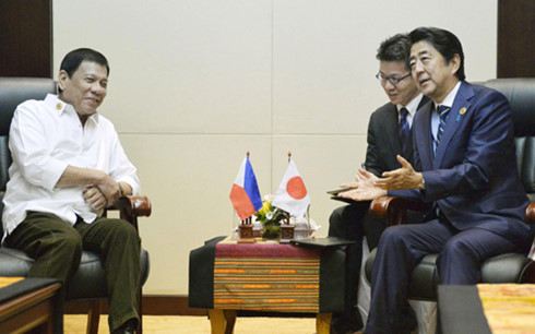 nhat ban se neu van de bien dong trong chuyen tham cua ong duterte