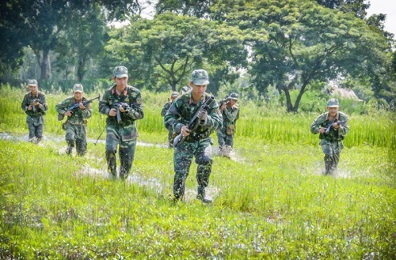 Bảo đảm tiến độ, chất lượng, an toàn trong huấn luyện