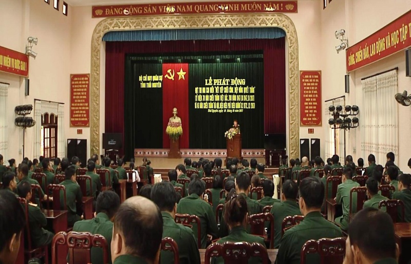 Bộ Chỉ huy Quân sự tỉnh phát động thi đua “Viết tiếp chiến công, hiệp đồng quyết thắng”