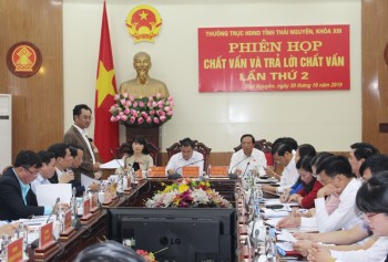 Phiên họp chất vấn và trả lời chất vấn lần thứ 2 của Thường trực HĐND tỉnh, khóa XIII